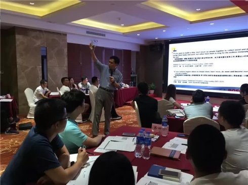 苏进 58金融培训现场