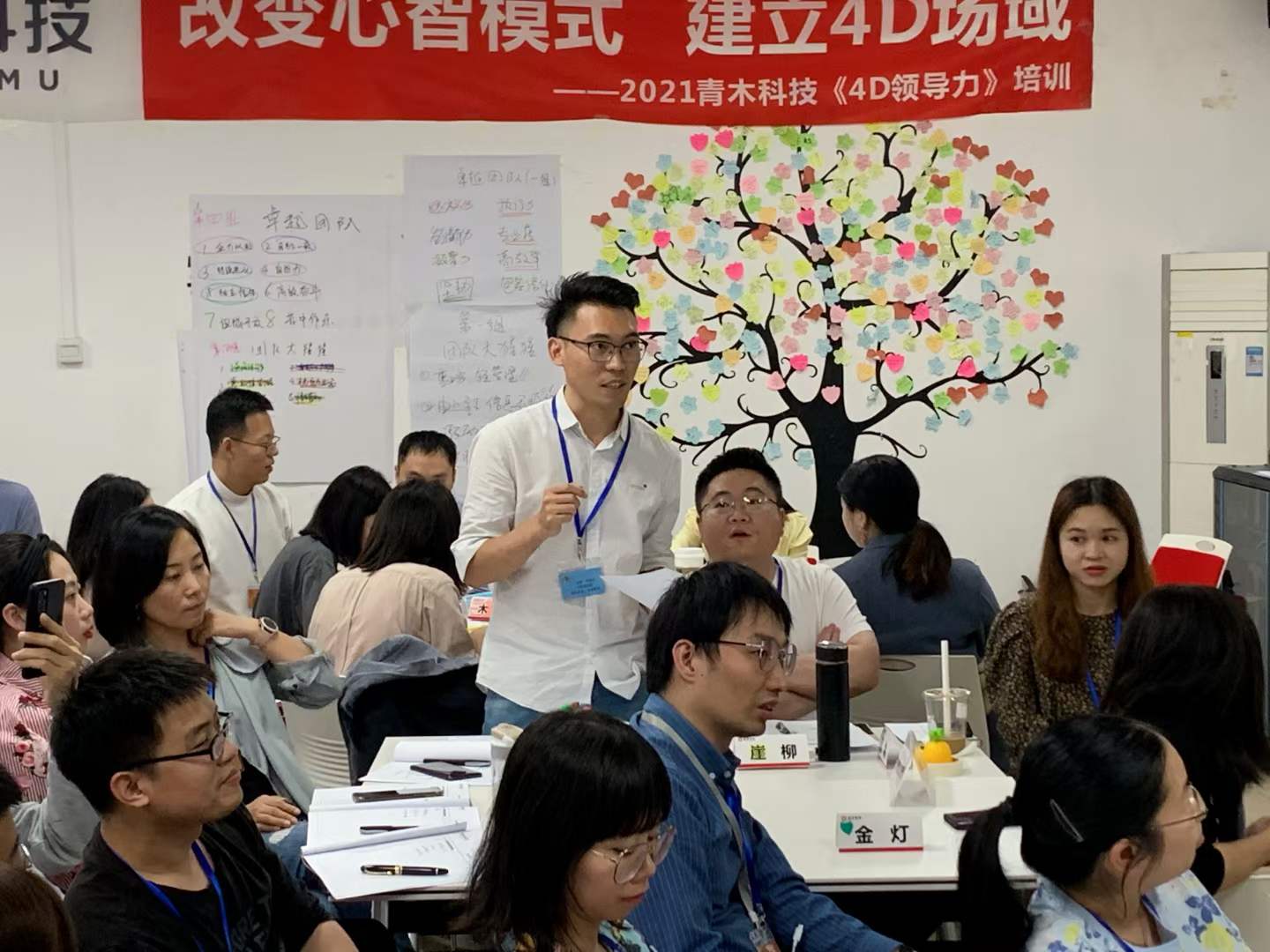 苏进为青木科技中高层培训4D领导力