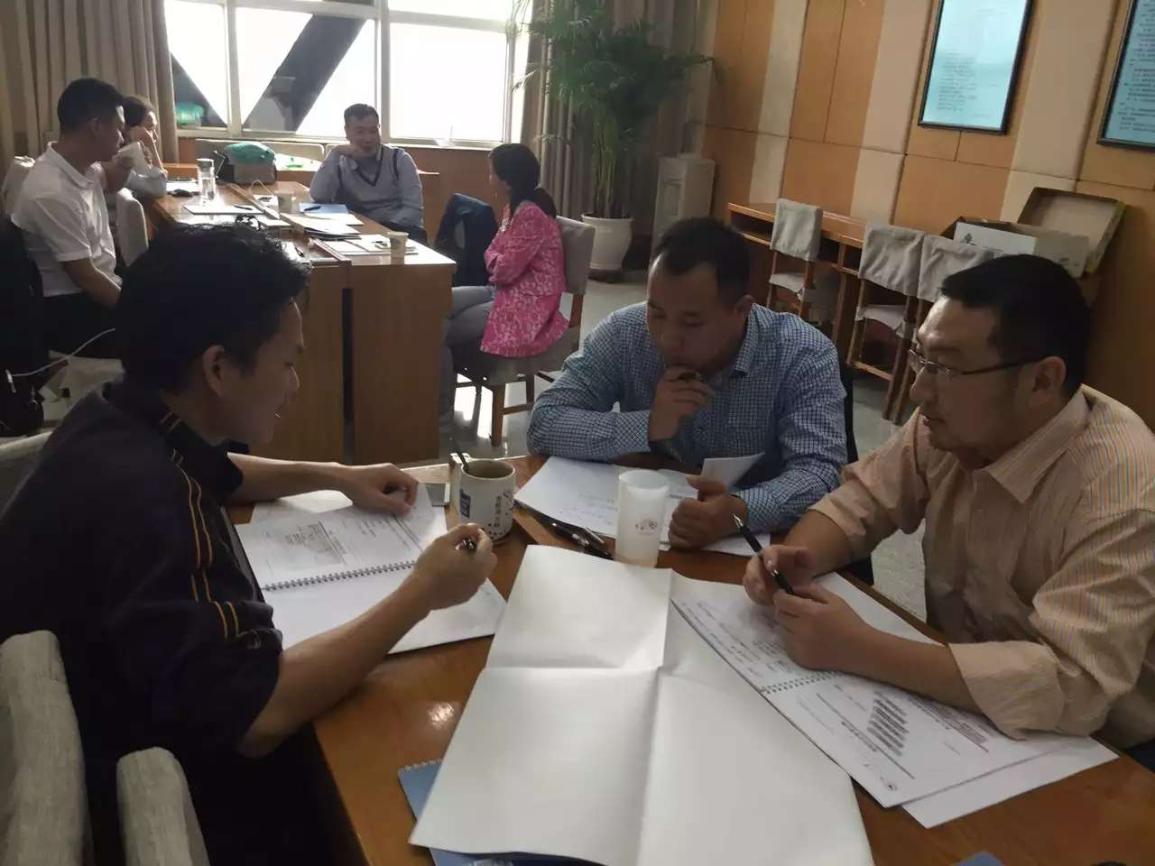 李成林给黄河勘测设计院讲《营销计划制定》课