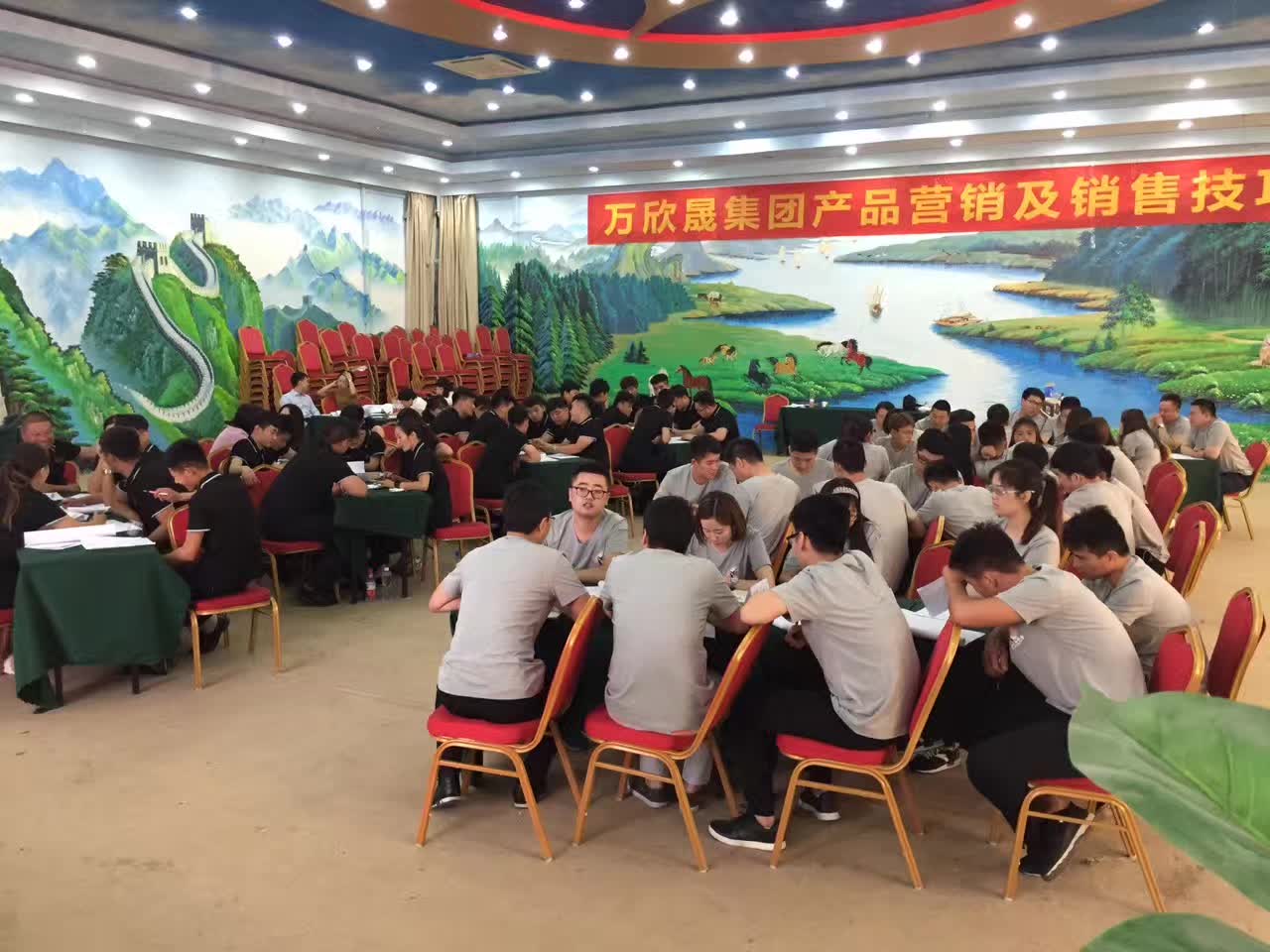 李成林给万欣晟讲《用脑销售》课程