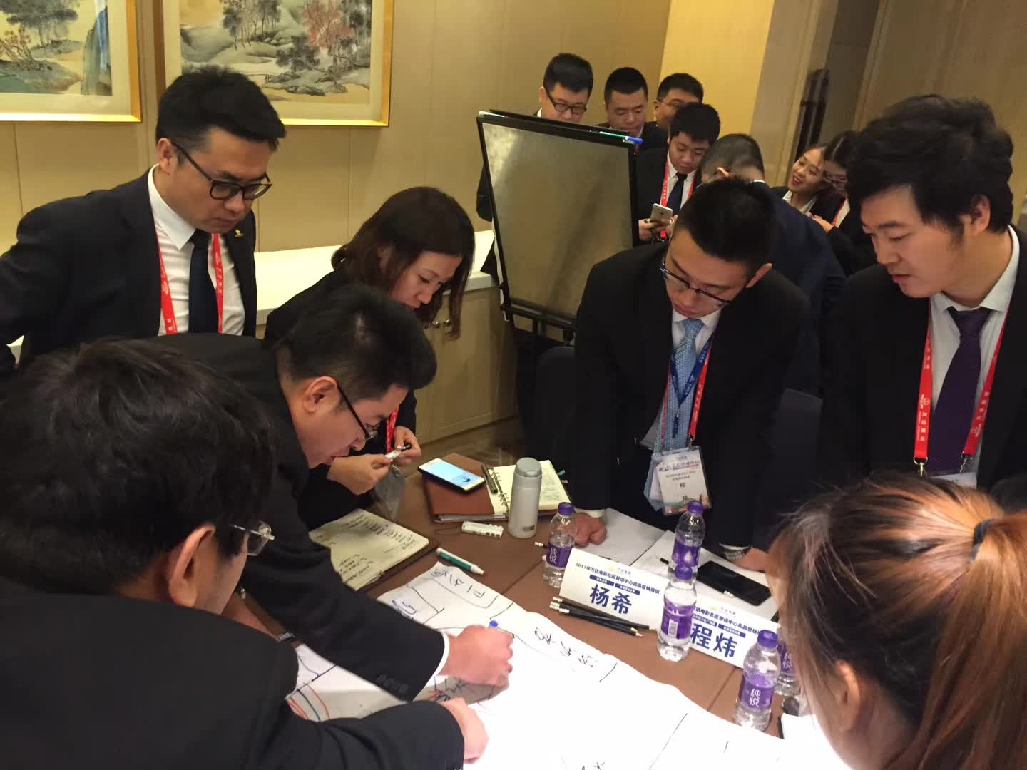 李成林给万达影院运营管理者讲《产品陈列》课