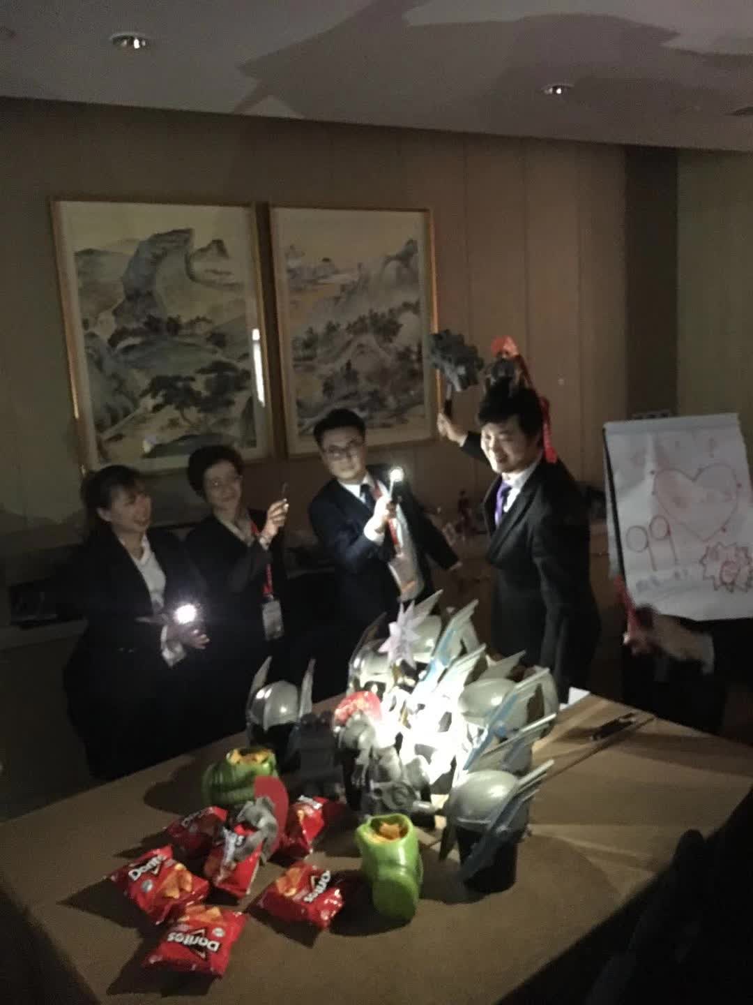 李成林给万达影院运营管理者讲《产品陈列》课