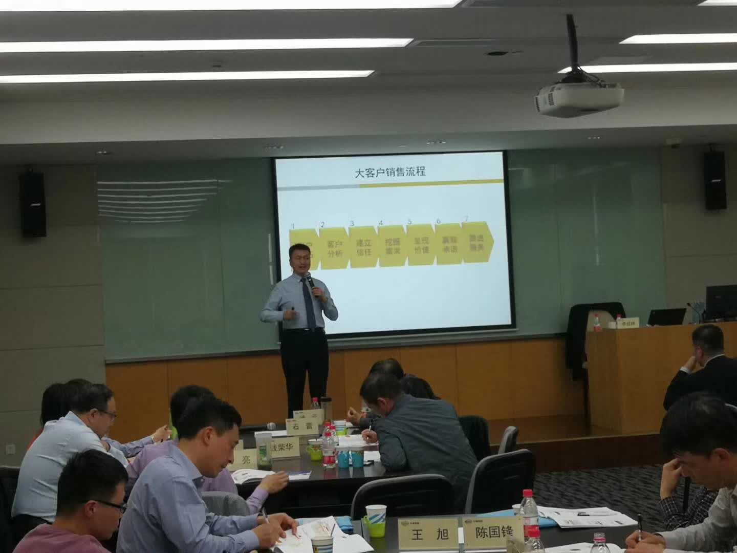 李成林给中国远洋货运集团讲《创新营销》课程