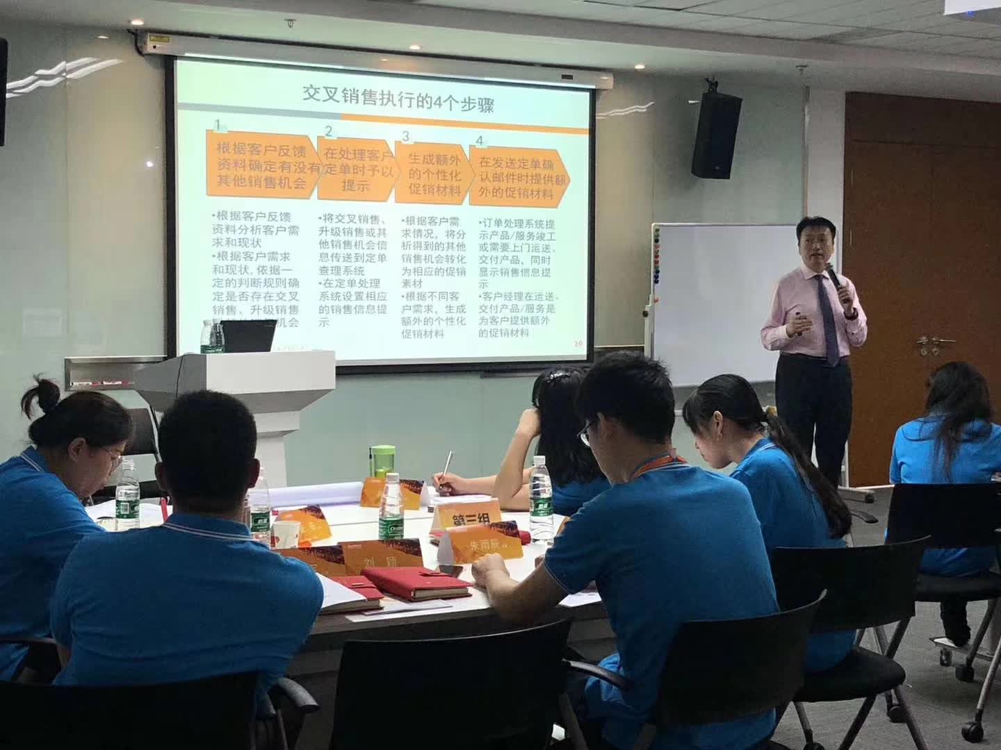 李成林给成都阳光保险讲《交叉销售》课程