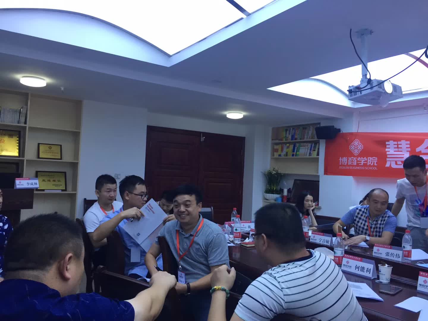 李成林给长沙给慧合传媒讲《营销钢铁团队》课