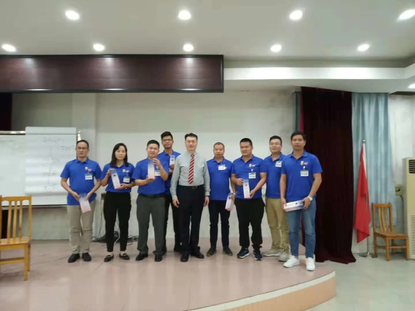 李成林给屏荣食品讲《业绩突破营销创新》课程