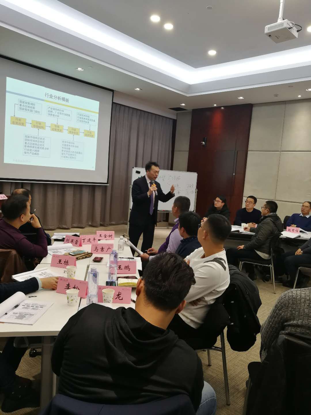 李成林给山东大学总裁班讲《创新营销》课程