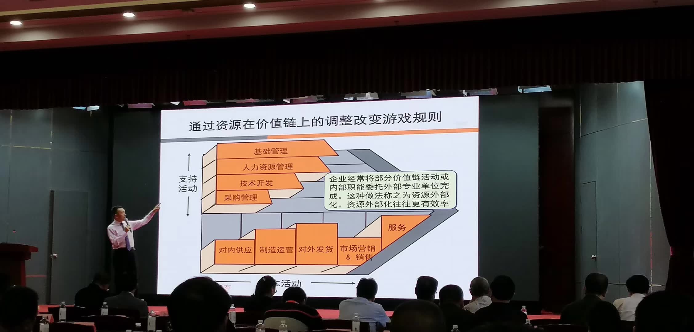 李成林给中国廊坊国际经贸会讲特色产业精准营