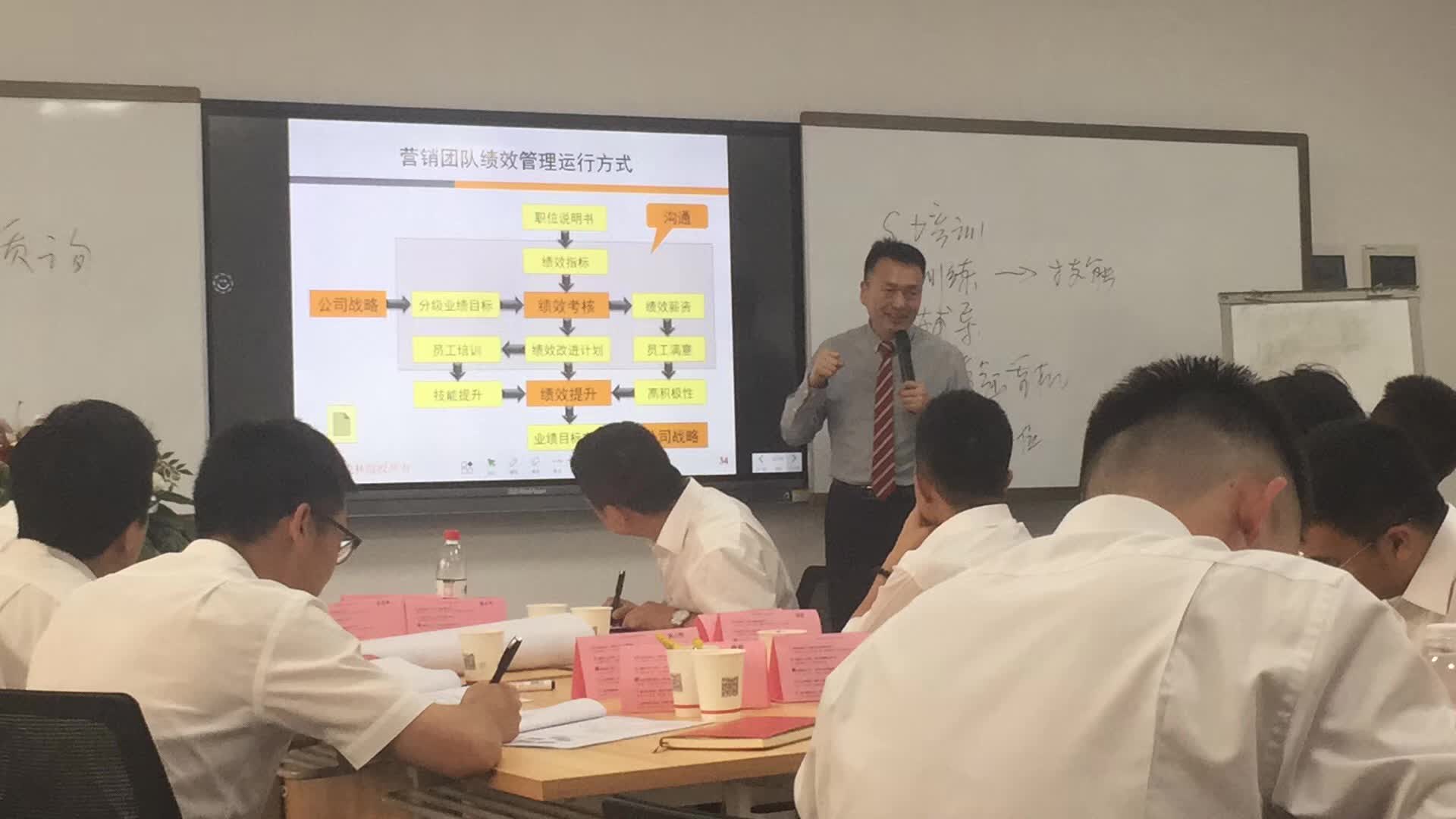 李成林给三一重工讲《营销战略与管理》课程