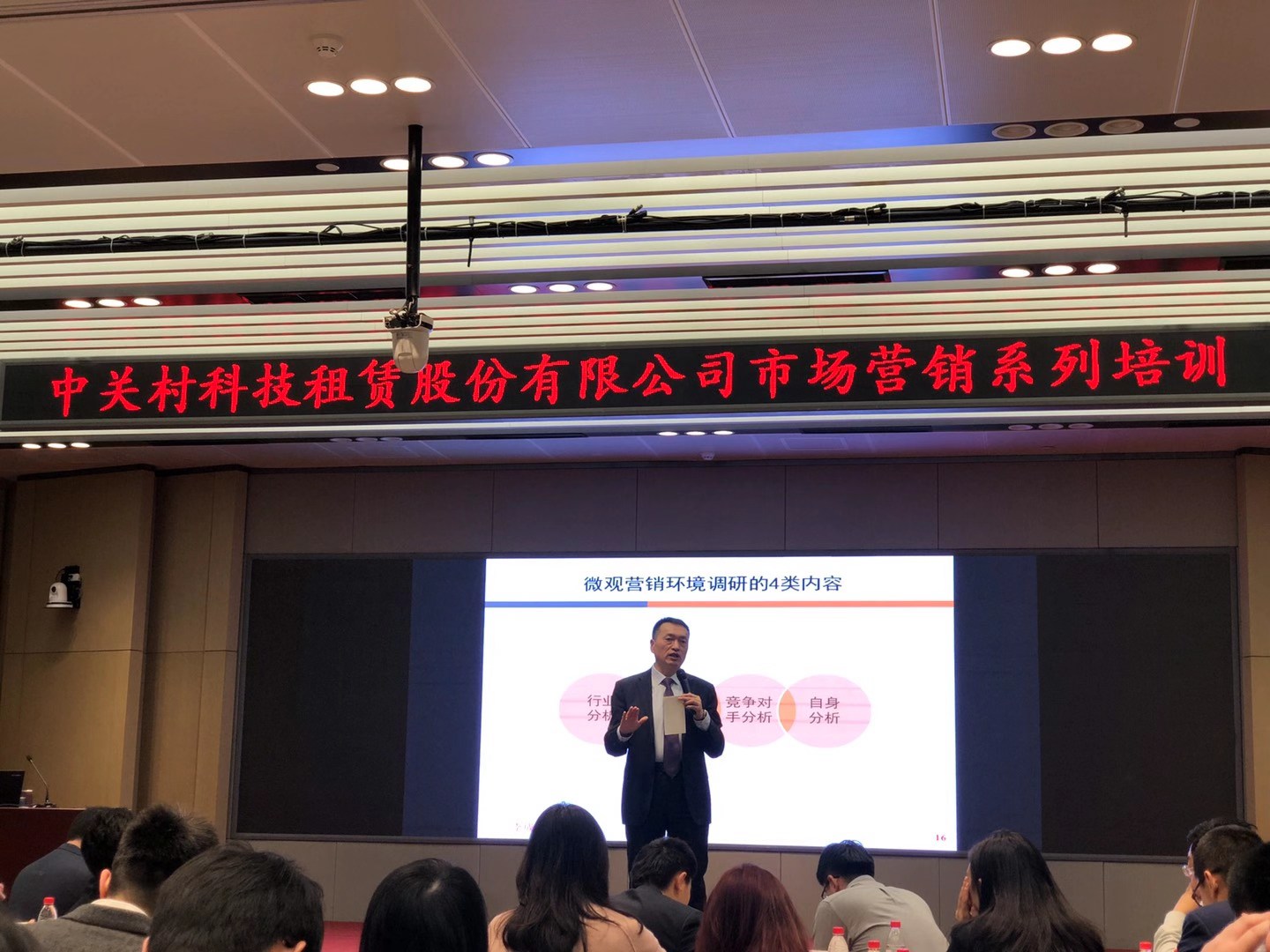 李成林给中关村科技租赁股份公司讲营销方案