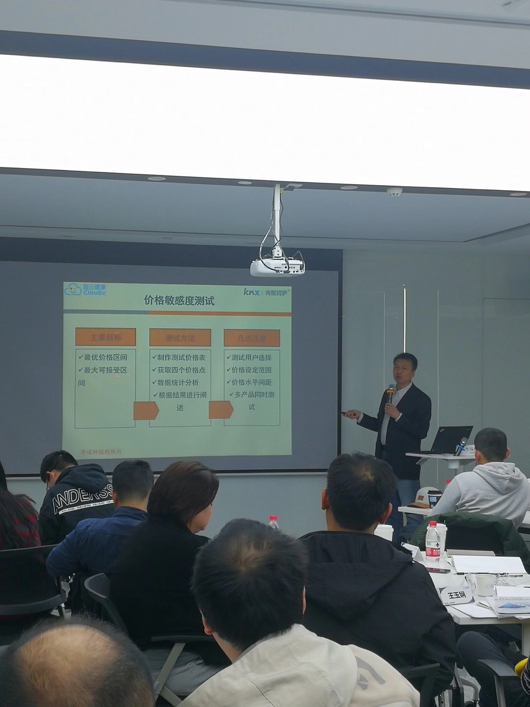 李成林给智云健康讲《定价策略》课程