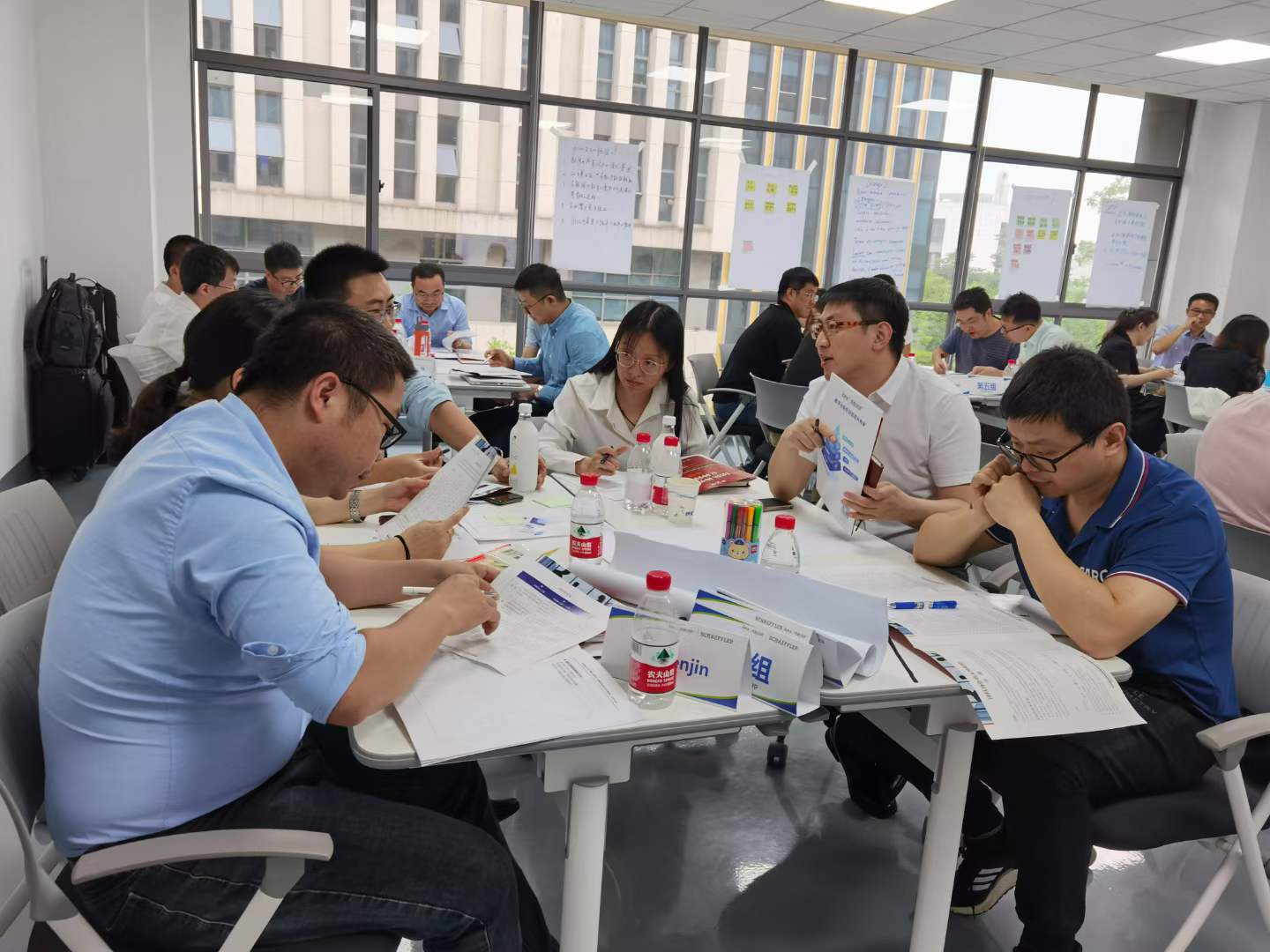 苏进老师为德国舍弗勒开展团队协作工作坊