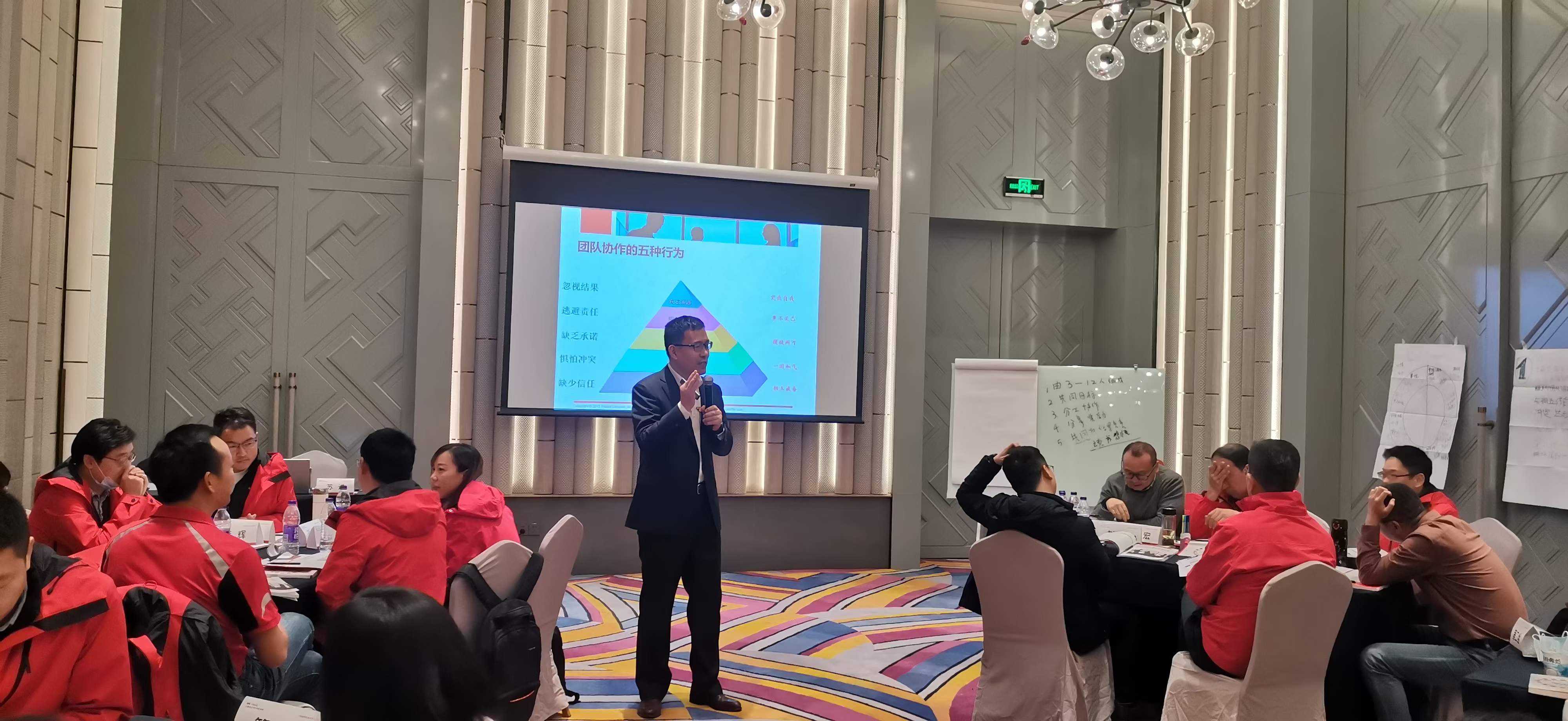 苏进为云南太古可口可乐开展团队协作工作坊