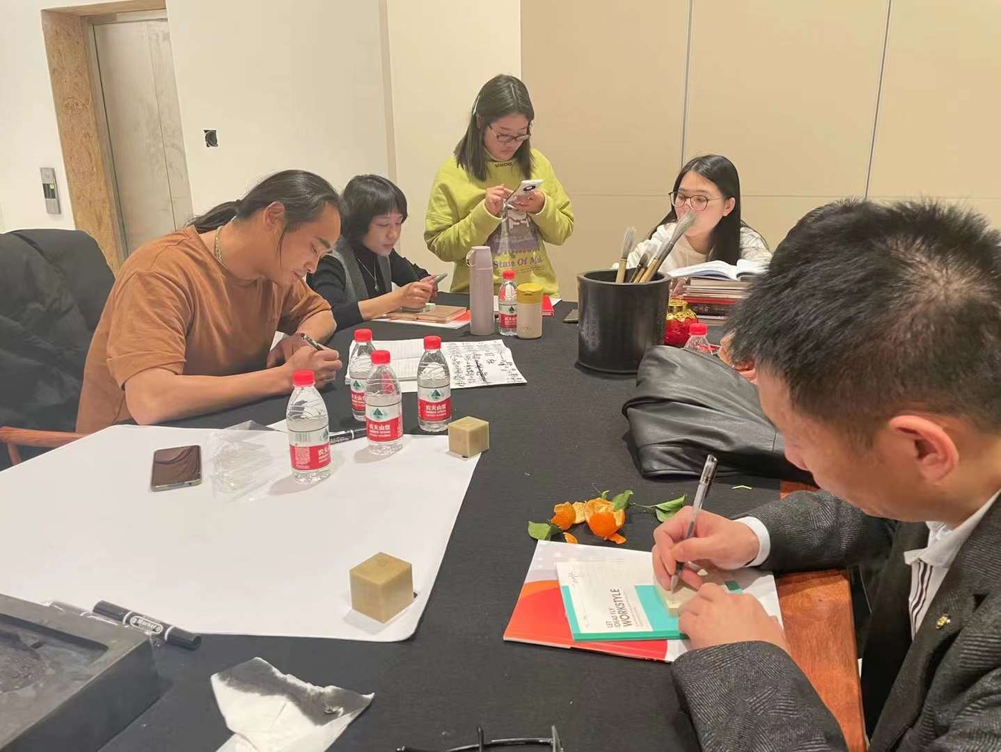 李成林给浙江奥比亚做《营销创新工作坊》