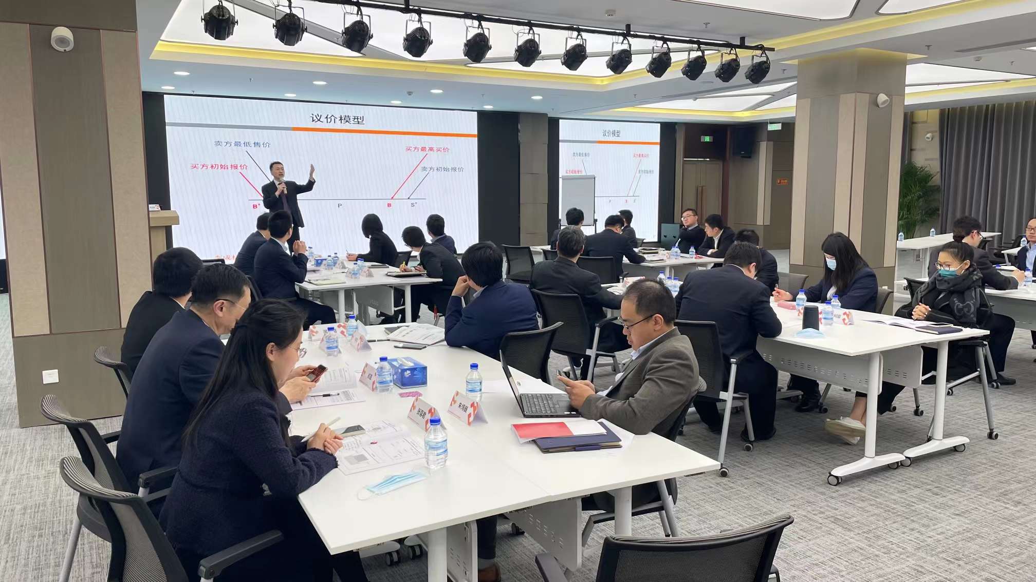 李成林给国家投资开发集团讲《商务谈判》