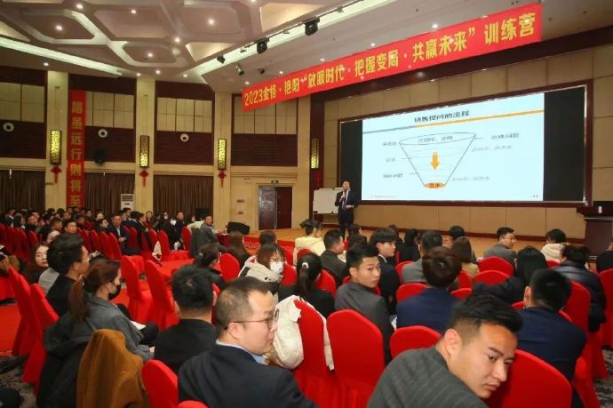 李成林给某酒店租赁集团讲《用脑销售》