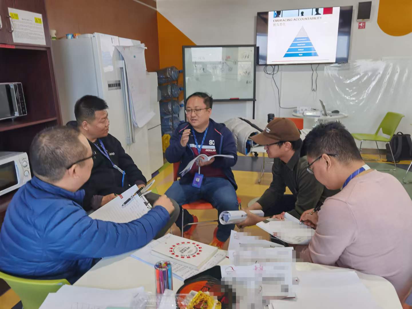 苏进为宁夏某数据公司开展团队协作工作坊