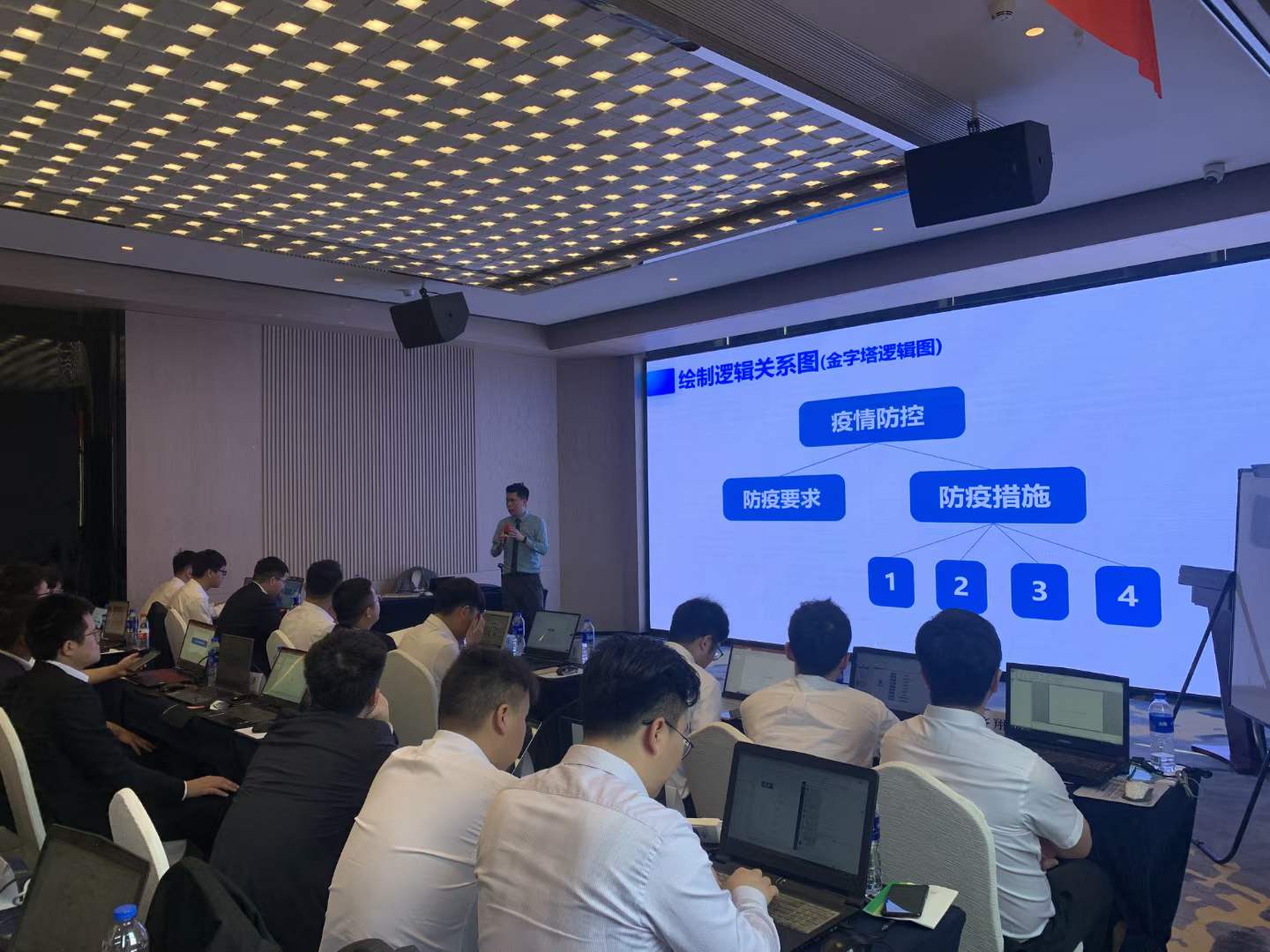 周刚为【中建某局】讲授《PPT商务应用技巧》