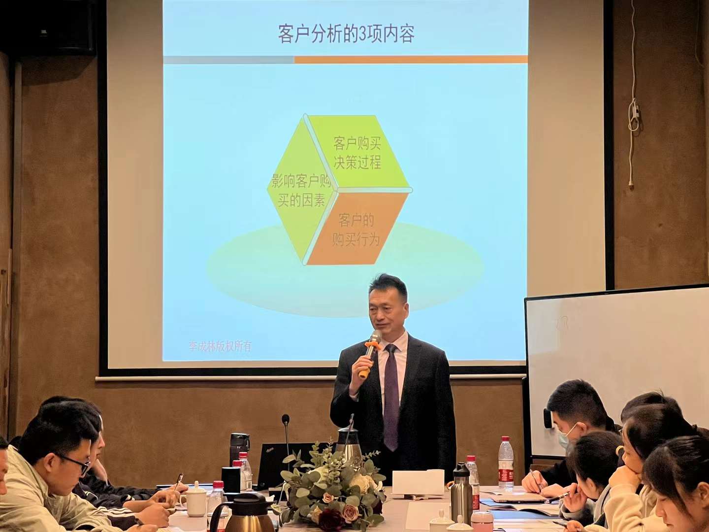 李成林给山东水发集团讲《销售倍增》课程