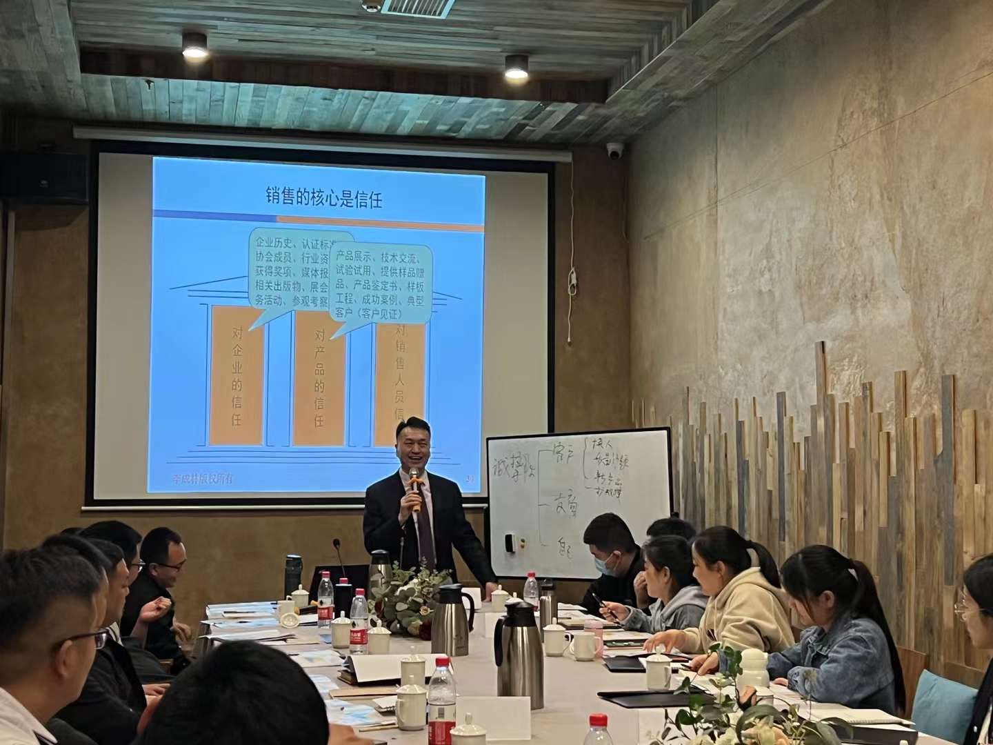 李成林给山东水发集团讲《销售倍增》课程