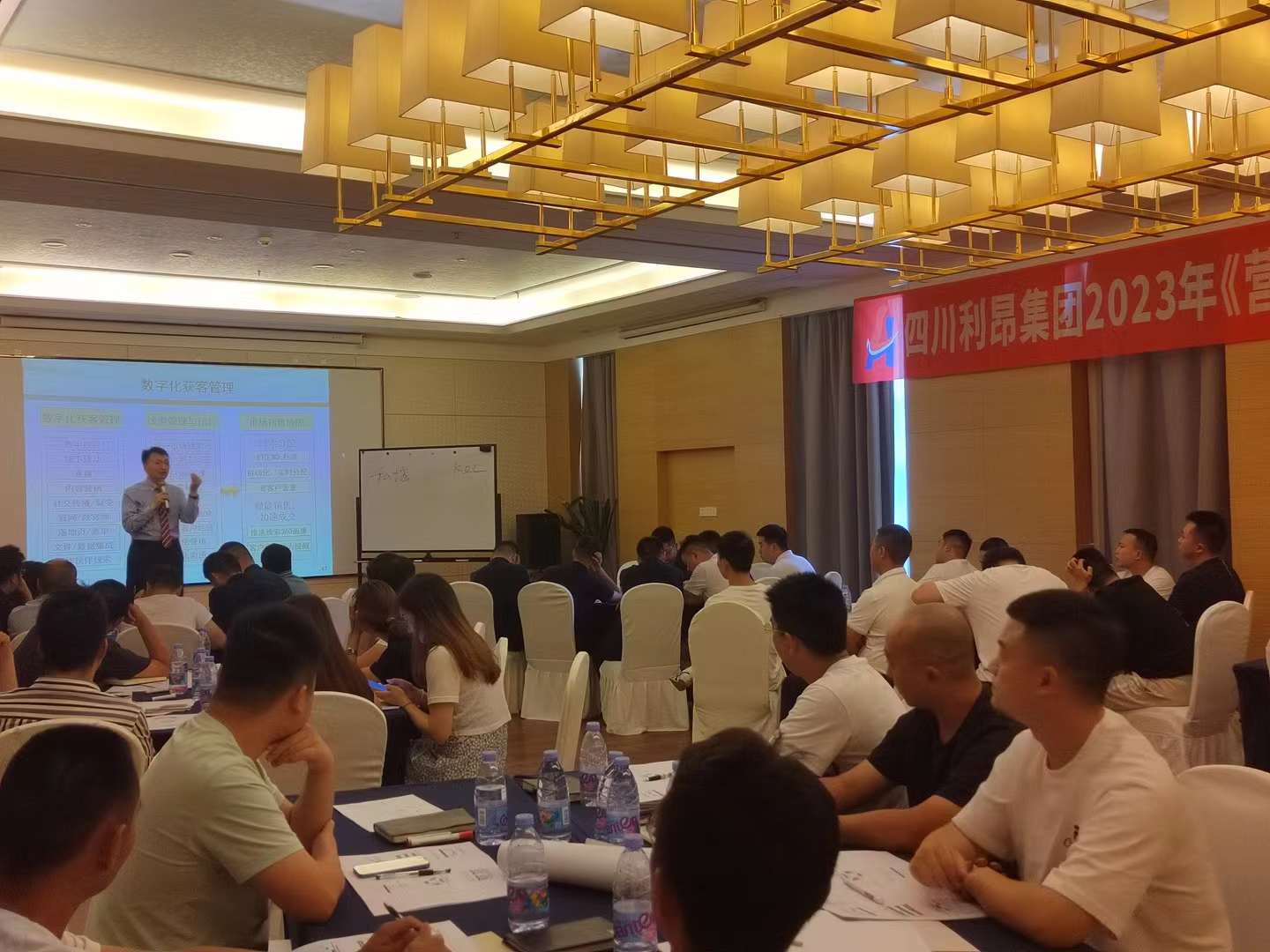 李成林给四川利昂投资集团讲《营销管理画布》