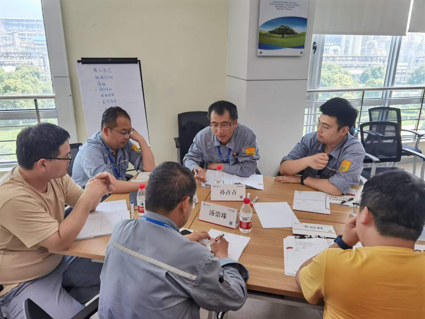 苏进为万华化学开展《团队协作工作坊》