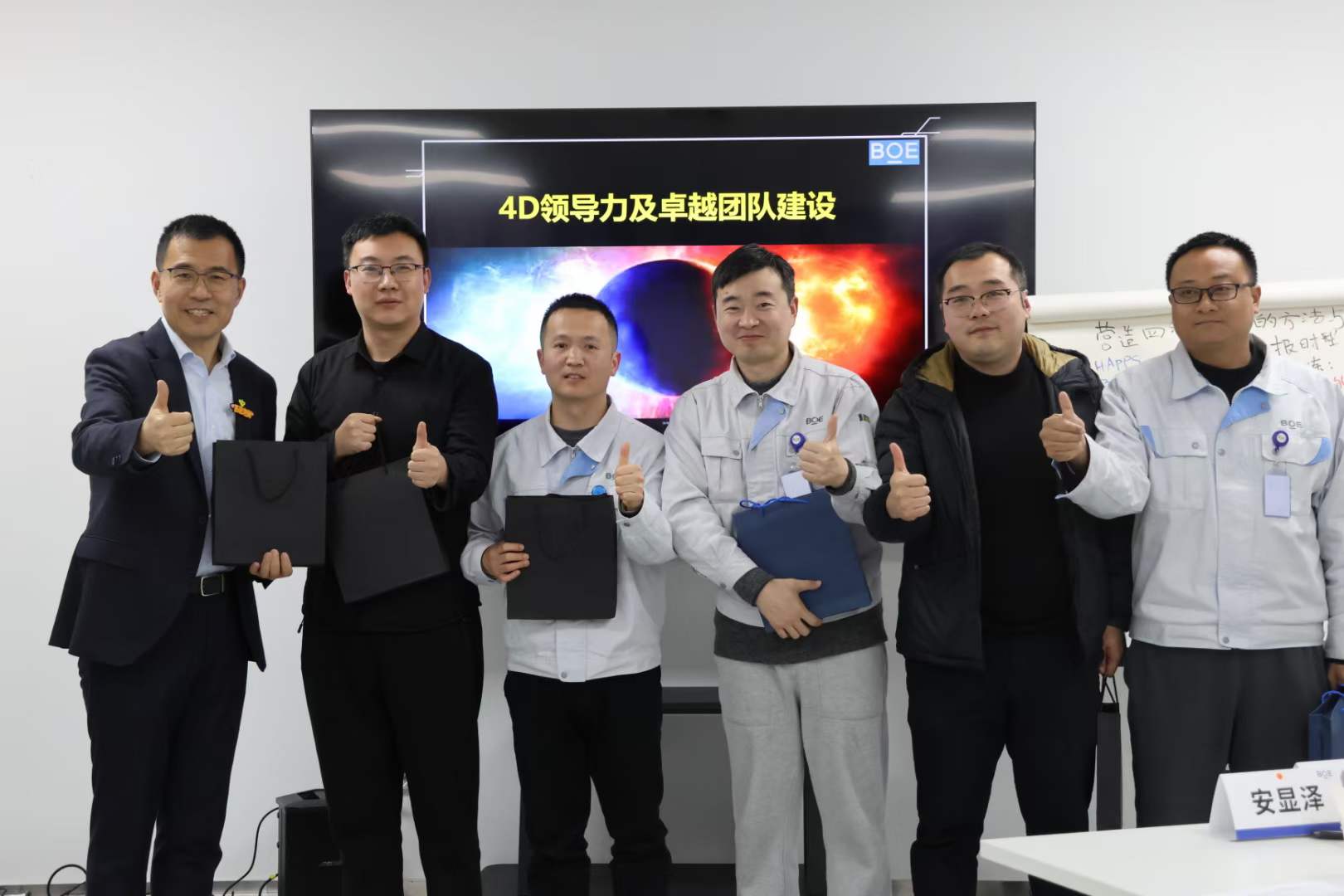 苏进为京东方开展《4D领导力》工作坊