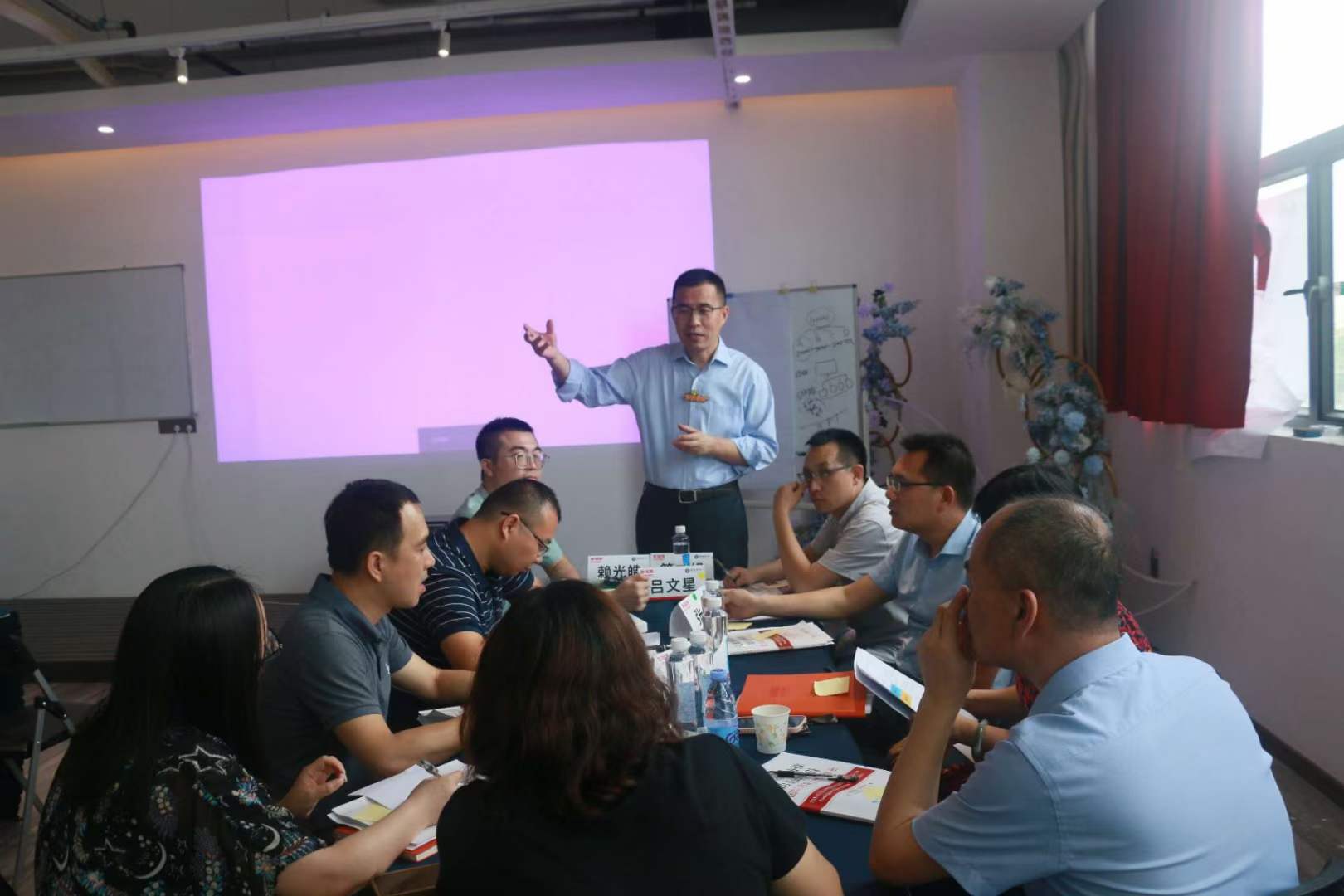 苏进为斯瑞德环保科技开展《团队协作工作坊》
