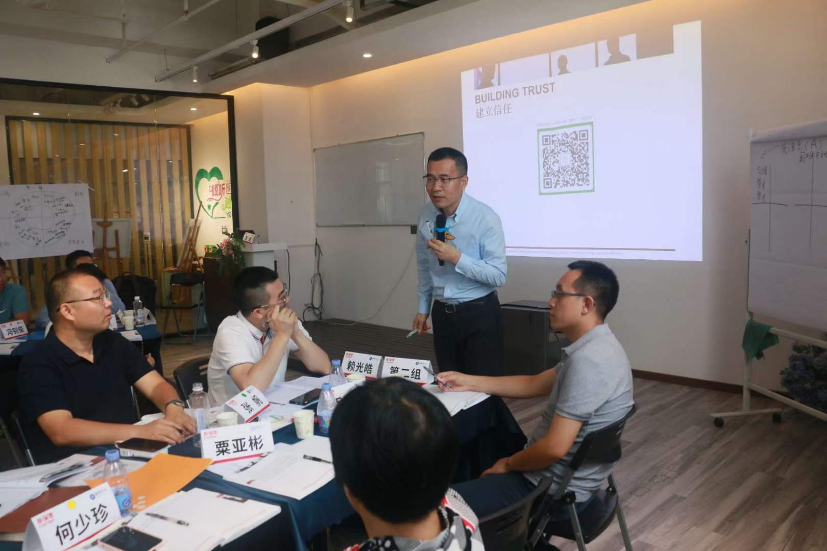 苏进为斯瑞德环保科技开展《团队协作工作坊》